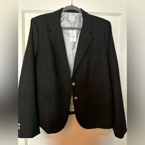 J. Crew Schoolboy Blazer, Black, NWT